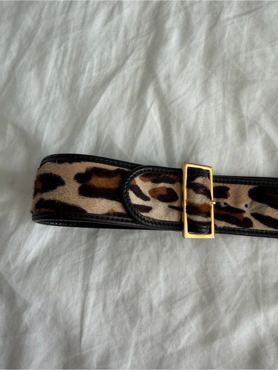 Vintage Fendi Authentic Cheetah Print Belt - Made in Italy (Genuine Leather) main image 11